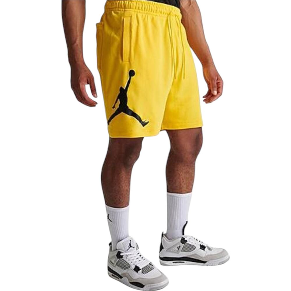 Jordan Shorts Mens S Fleece Essentials Jumpman Logo Athletic Fitness Basketball